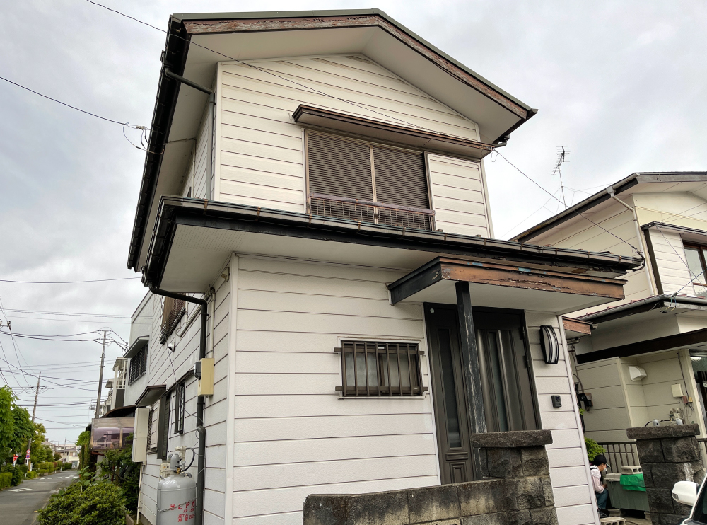 東京都あきる野市一戸建て外壁塗装施工事例 BEFORE